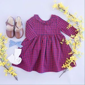 Pink Chicken gingham dress